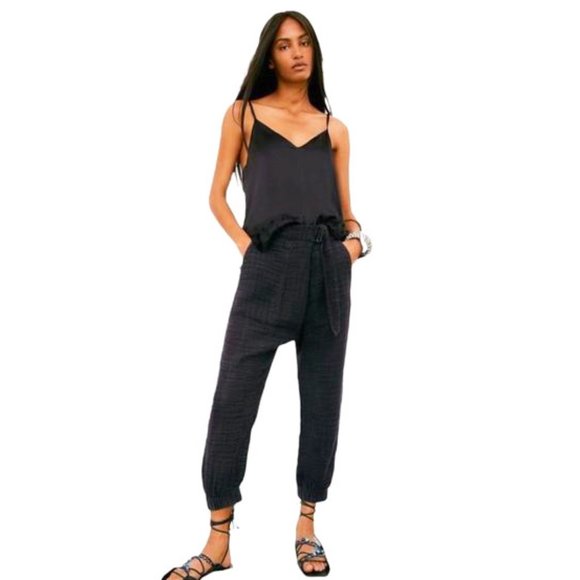 Zara Pants & Jumpsuits Zara Belted Jogging Pants Poshmark